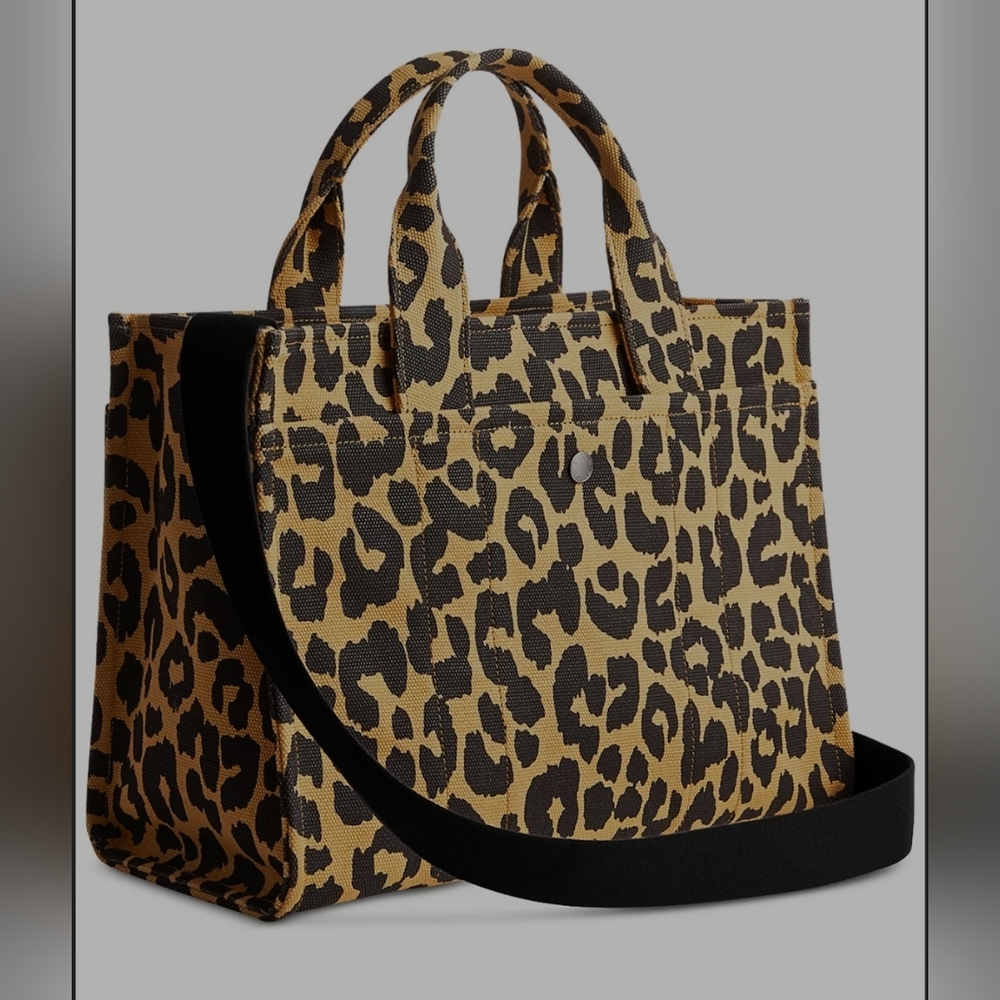 Coach Leopard Varsity Cargo Tote - Picture 3 of 6